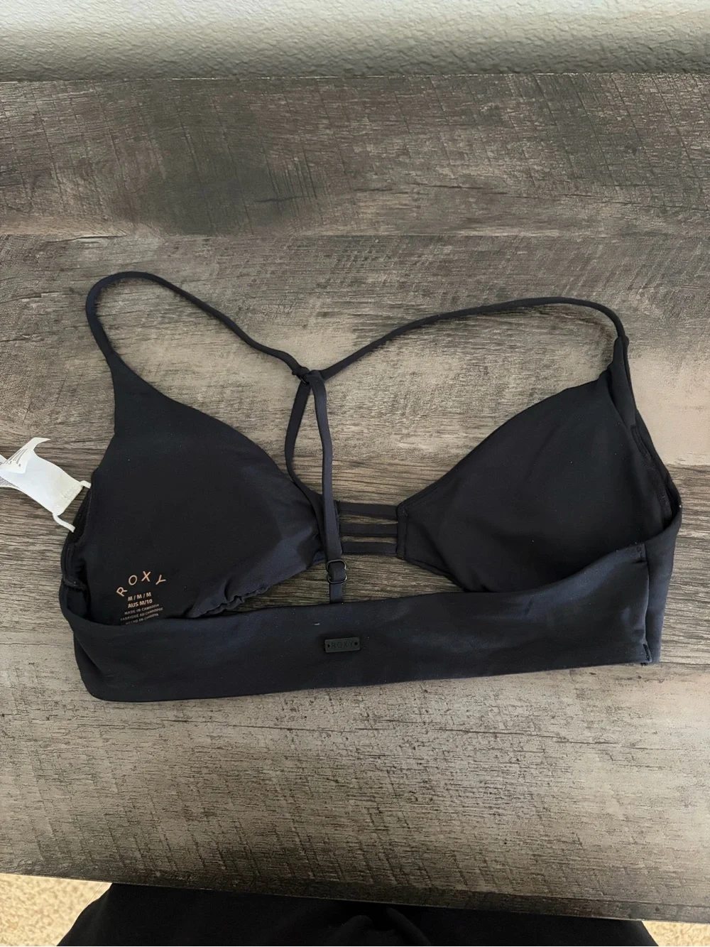 Women's Roxy Black Swim Top